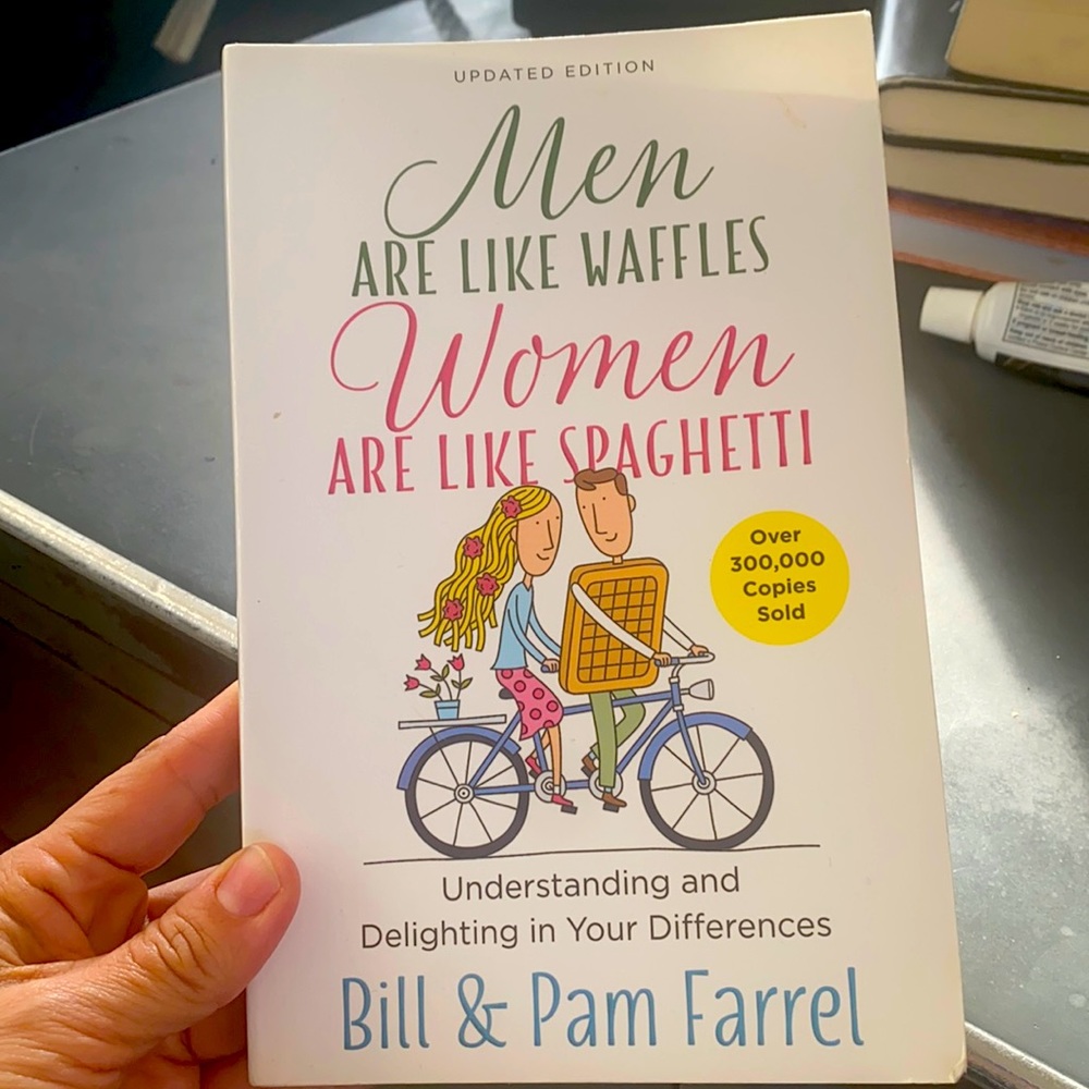 The updated version or Men are like waffles and Women are like spaghetti